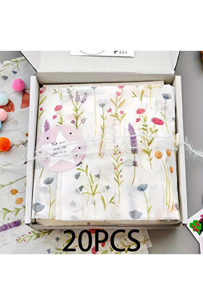 Choice1 20 Sheets 10/20 Sheets Assorted Colors Floral Lavender Wrapping Tissu...