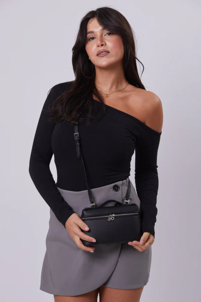 Trendyup Geanta de umar, crossbody din piele ecologică, versatila
