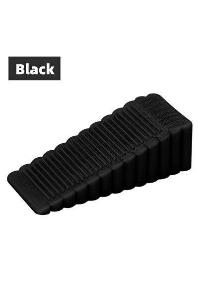 Choice7 9.5x4.0x2.7cm Black Safety Silicone Door Stop Stoppers Block Wedge Do...