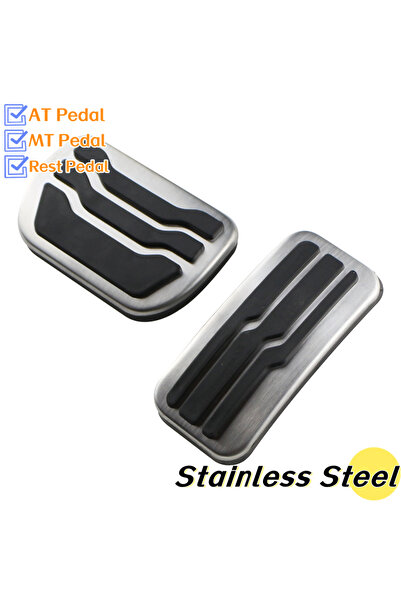 Choice Stainless Steel Car Gas Brake Pedal Pads Cover for Ford New Mondeo Edg...