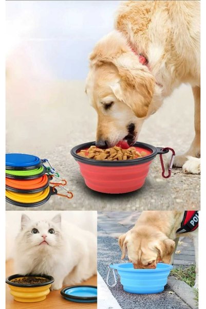 Dalian Home Katlanabilir Kedi Köpek Mama Ve Su Kabı