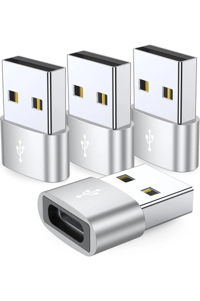 Choice 4pcs Silvery NNBILI 4-Pack USB C Female to USB Male Adapter Type C Cha...