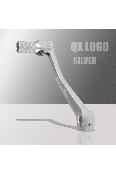 Choice1 QX Silver Motorcycle CNC Aluminum Folding Gear Shift Lever For Kayo A...