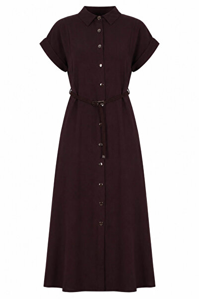 trender E-018 Plum Women's Dress 27Kd52000106