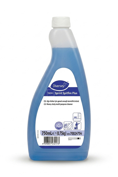 Diversey Taski Sprint Spitfire Plus Ağır Kirler İçin Genel Temizlik Ürünü 750 Ml