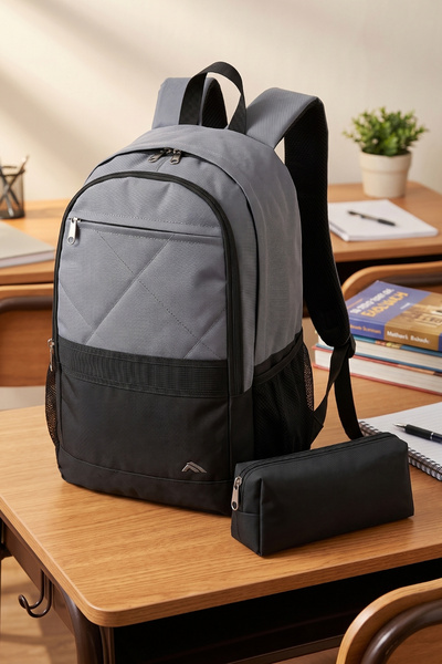 byhakan Byhakan Pl-0303 Unisex School and Travel Bag Smoked