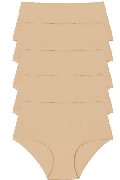 Hepsine Rakip 5-Pack Women's Panties High Waist Laser Cut No Trace