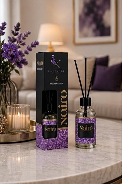 Zeria Home Çubuklu Oda Kokusu Uzun Süre Kalıcı Etkili 100ml Lavanta Kokusu