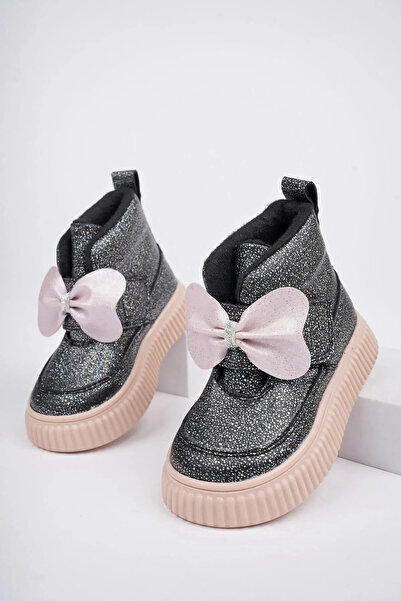 Minigimin Cicileri My Mini's Flowers Glittery Bow Detailed Orthopedic Girl's ...