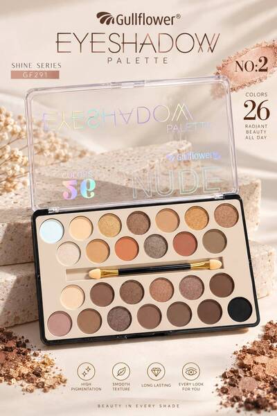 GulFlower Makeup Set 26-Piece Eyeshadow Palette