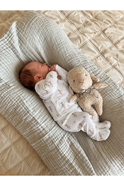 Lunar Stars : 100% Cotton Duck Pattern 5-Piece Newborn Baby Set Hospital Disc...