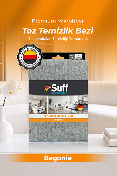 Suff بيجوناي - قماش تنظيف الأسطح 40x40 |   قطعة قماش لتنظيف الأثاث والخشب - ر...