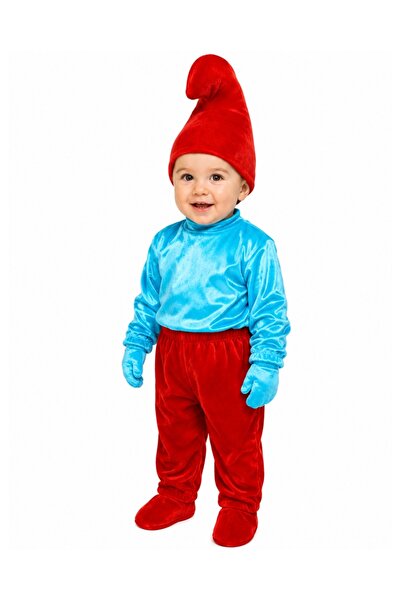 Kostüm Sarayı Bebek Şirin Baba Kostümü Model-2