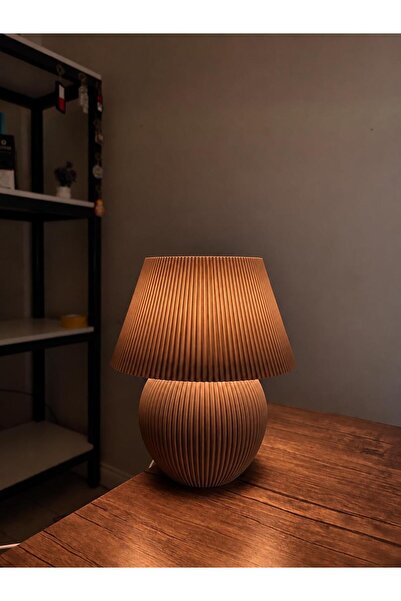 H&A 3D DESİGN Mushroom Abajur Modern Dekoratif Gece Lambası
