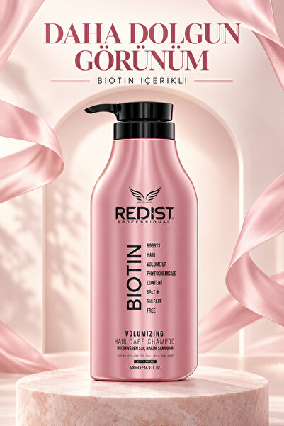 Redist Biotin Saç Bakım Şampuanı – Güçlü ve Sağlıklı Saçlar Için Özel Formül - Vegan (500 ML)