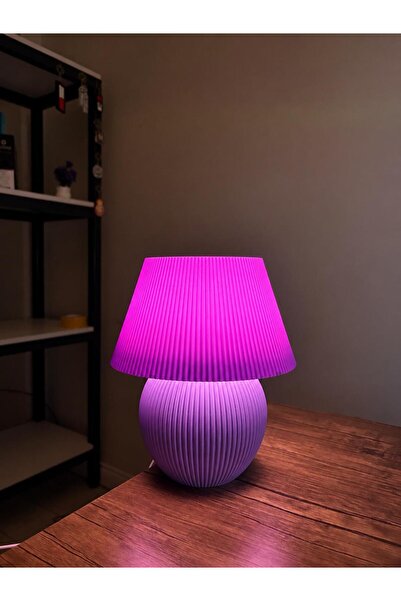 H&A 3D DESİGN Mushroom Abajur Modern Dekoratif Gece Lambası
