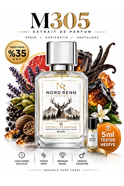 NORD RENN M305-Sauvage Elixir muadili-Extrait de Parfüm-Erkek