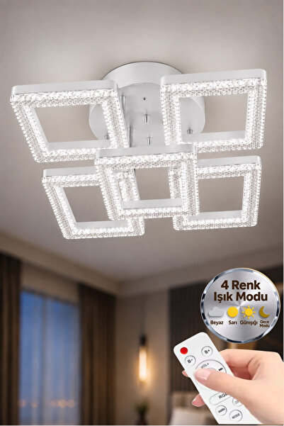 Lumia Lighting Yakamoz Model 5"li Beyaz 3 Renk Modu Ledli Modern Tavana sıfır...
