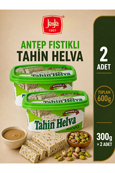 Koska Fıstıklı Helva 2X300 Gr