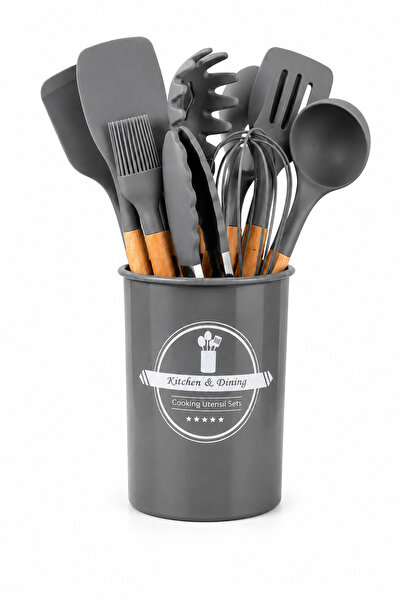 Heesem Top Bottom Set of 12 Silicone Kitchen Utensils – Heat Resistant, for C...