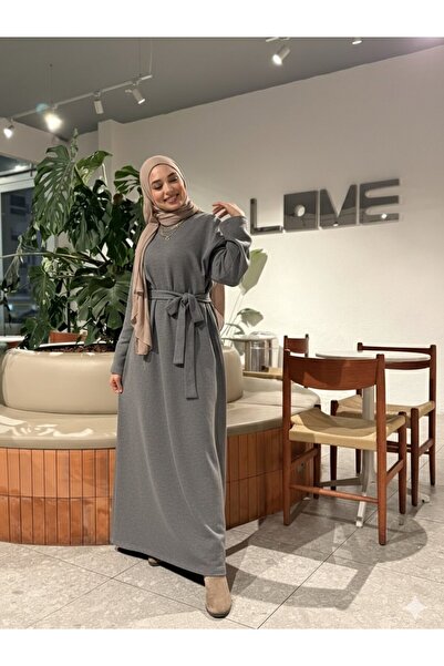 zeynep uyanık Knitwear Belted Long Dress