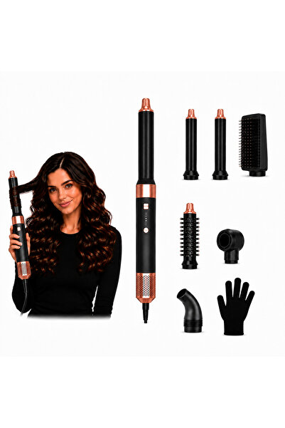 IBESPHERE Ondulator Profesional Multistyler 6 în 1, 6 Accesorii Styling, 3 Tr...
