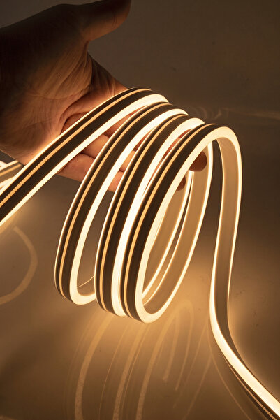 Ema Dükkan 15 Metre Gün Işığı 220 Volt Neon Led Tak Çalıştır Esnek Şerit Neon...