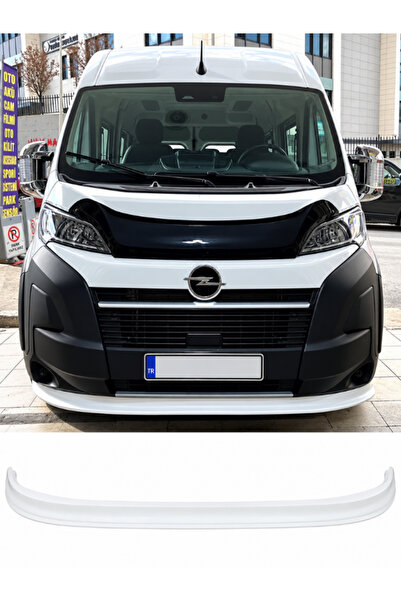 KAPOTO Opel Movano 2014-2025 Ön Tampon Lip Eki Karlık Beyaz Piano Black Akrilik