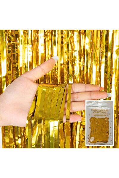 Store İTHAL METALİZE GOLD MASA ETEĞİ (1x3m) PARTİ MALZEMELERİ DOĞUMGÜNÜ FON P...