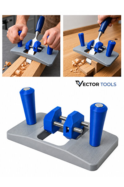 Vector Tools Profesyonel Derinlik Ayarlı İskarpela Kanal Kılavuzu