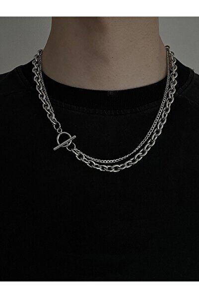 Choice 55cm Steel color European and American personalized double-layer OT bu...
