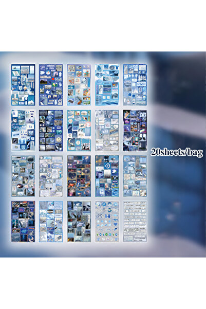 Choice1 1 20Sheets/Bag Sticker Pack INS Style Die-Cut Sticker Pack Handbook S...