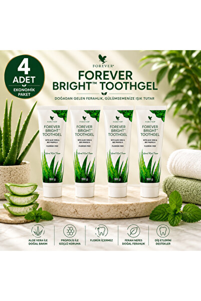 Forever Living Forever Bright Toothgel Diş Macunu 4 Adet