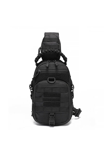 Choice Black Camping Chest Bag Tactical Backpack for Men Sports Shoulder Outd...