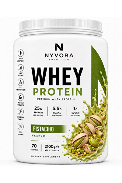 Nyvora Nutrition Whey Protein Antep Fıstığı Aromalı 2100 g