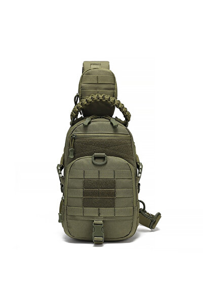 Choice Green Camping Chest Bag Tactical Backpack for Men Sports Shoulder Outd...