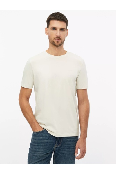 s.Oliver T-shirt with crew neck, men's, cotton, Regular fit