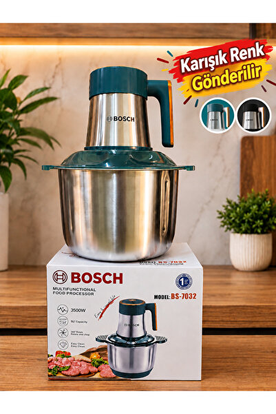 Bosch 5L Profesyonel Mutfak Robotu Çok Amaçlı Doğrayıcı /Paslanmaz Çelik 3500W