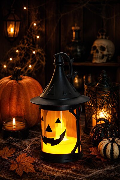 Patladı Gitti Halloween Işıklı Balkabağı Fener Halloween Cadılar Bayramı Part...