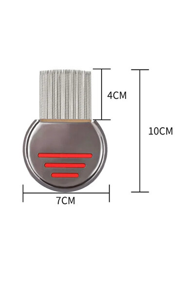choice2 Red 3 Styles Stainless Steel Terminator Lice Comb Kids Hair Rid Headl...