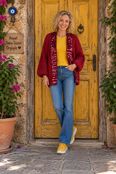 El örgüsü Ydr Design Cardigan