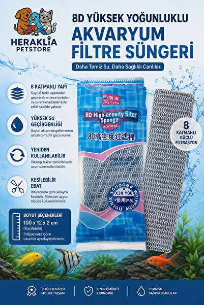 Xinyou Biyolojik akvaryum sump filtresi 8D