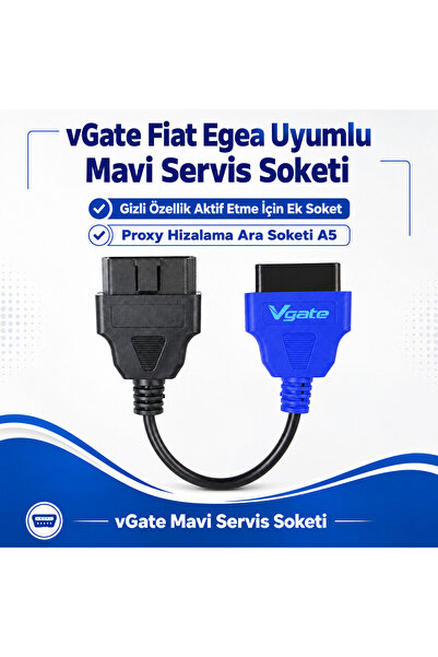 vgate icar vGate Fiat Egea Uyumlu Mavi Servis Soketi Gizli Özellik Aktif Etme...