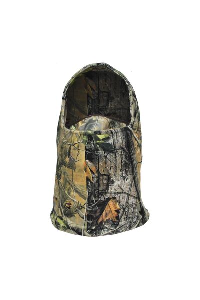 dkmoutdoor Polar Orman Desenli Çok Fonksiyonlu Yarı Açılır-kapanır Avcı Kar Maskesi-balaklava