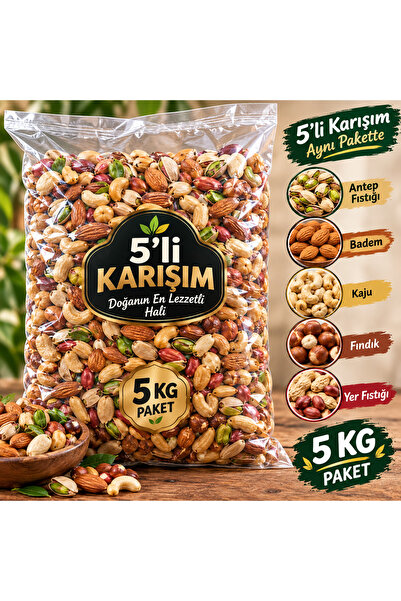 Genel Markalar Lüx karışık 5 li karışım kuruyemiş