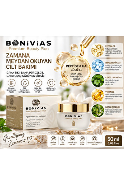BONİVİAS Bonivias Anti-Aging & Wrinkle Cream Hydrolyzed Hyaluronic Acid