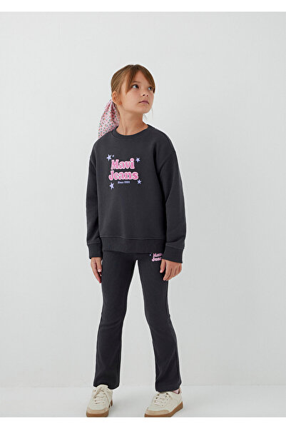Mavi Jeans Baskılı Antrasit Sweatshirt 7S10215-70763