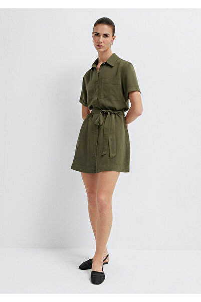 Mavi Liyosel (Tencel) ™ Rochie scurtă maro 1310860-71603