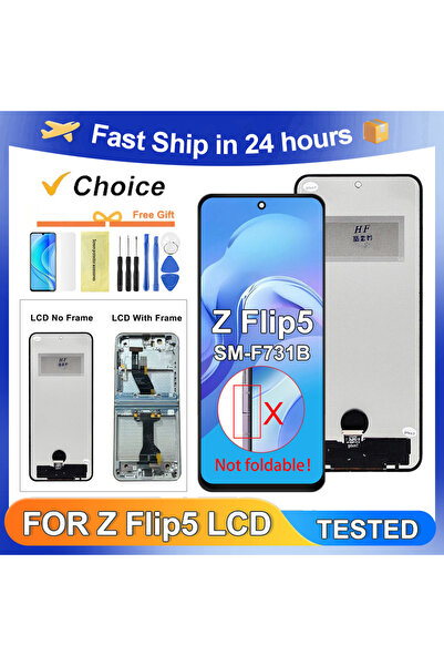 Choice4 LCD No Frame Tested Z Flip5 5G SM-F731B F731U F731W F731N For Samsung...
