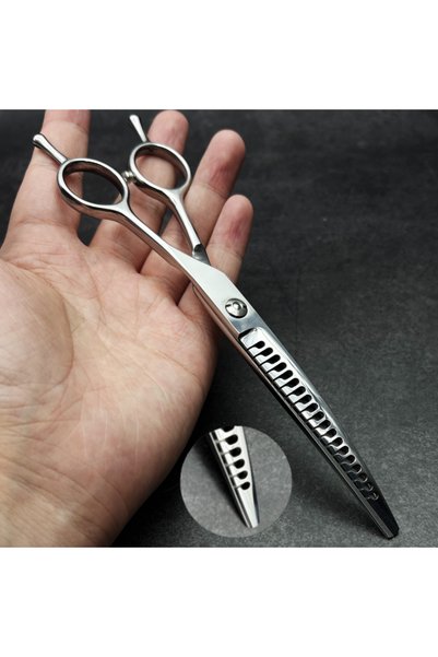 Choice style D Wingsbro 7'' Curved Chunkers Shears Curved Thinning Shears Sta...